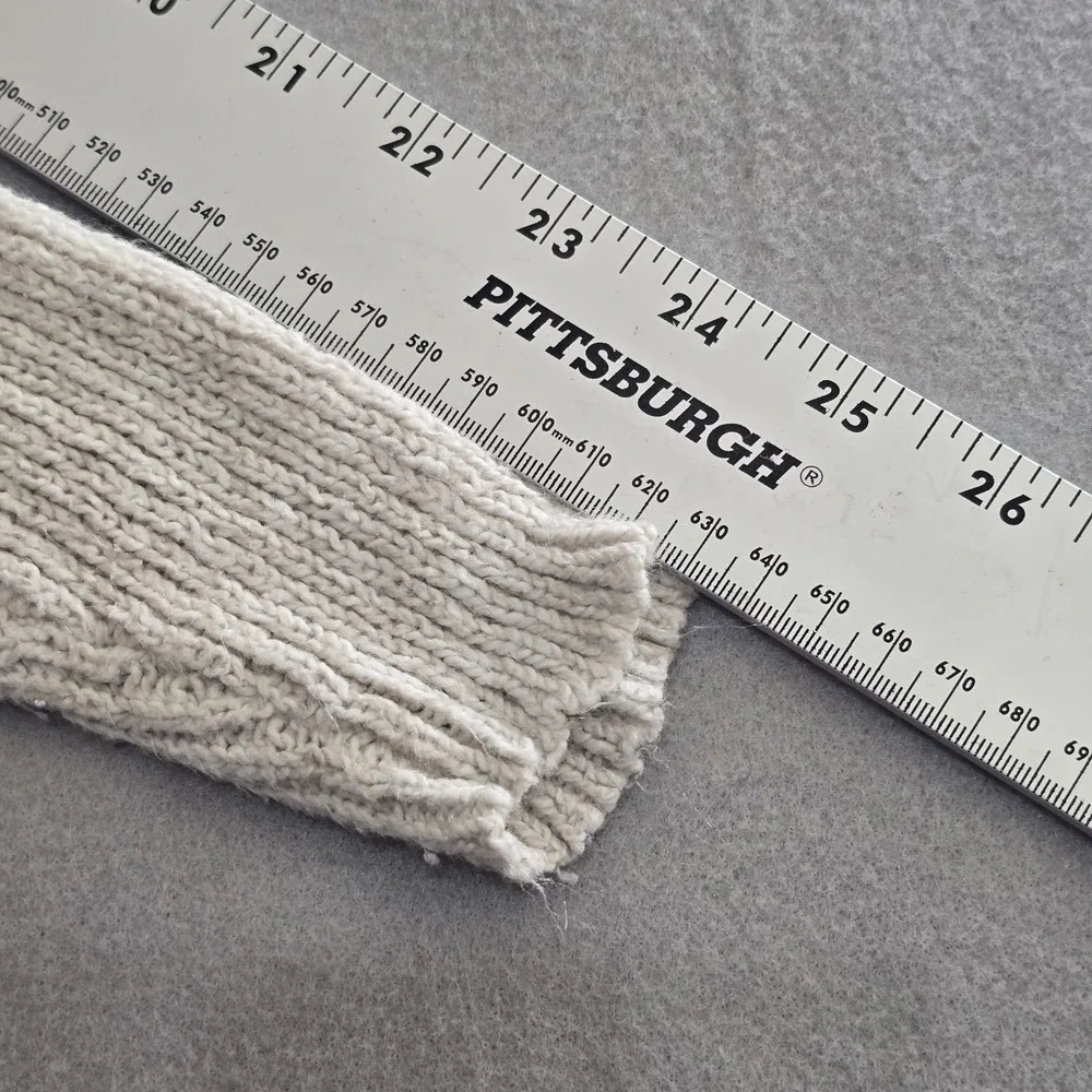 Hollister Cardigan Womens XS/S Beige Open‎ Front Cocoon Chunky Knit Shawl Collar